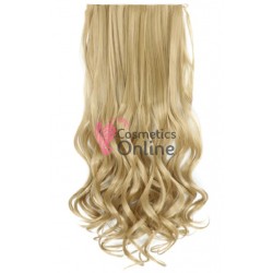Extensie de par cu 5 Clips On delux dubla ondulata de 60 cm, Blond Deschis Mixt Cod 5C15613